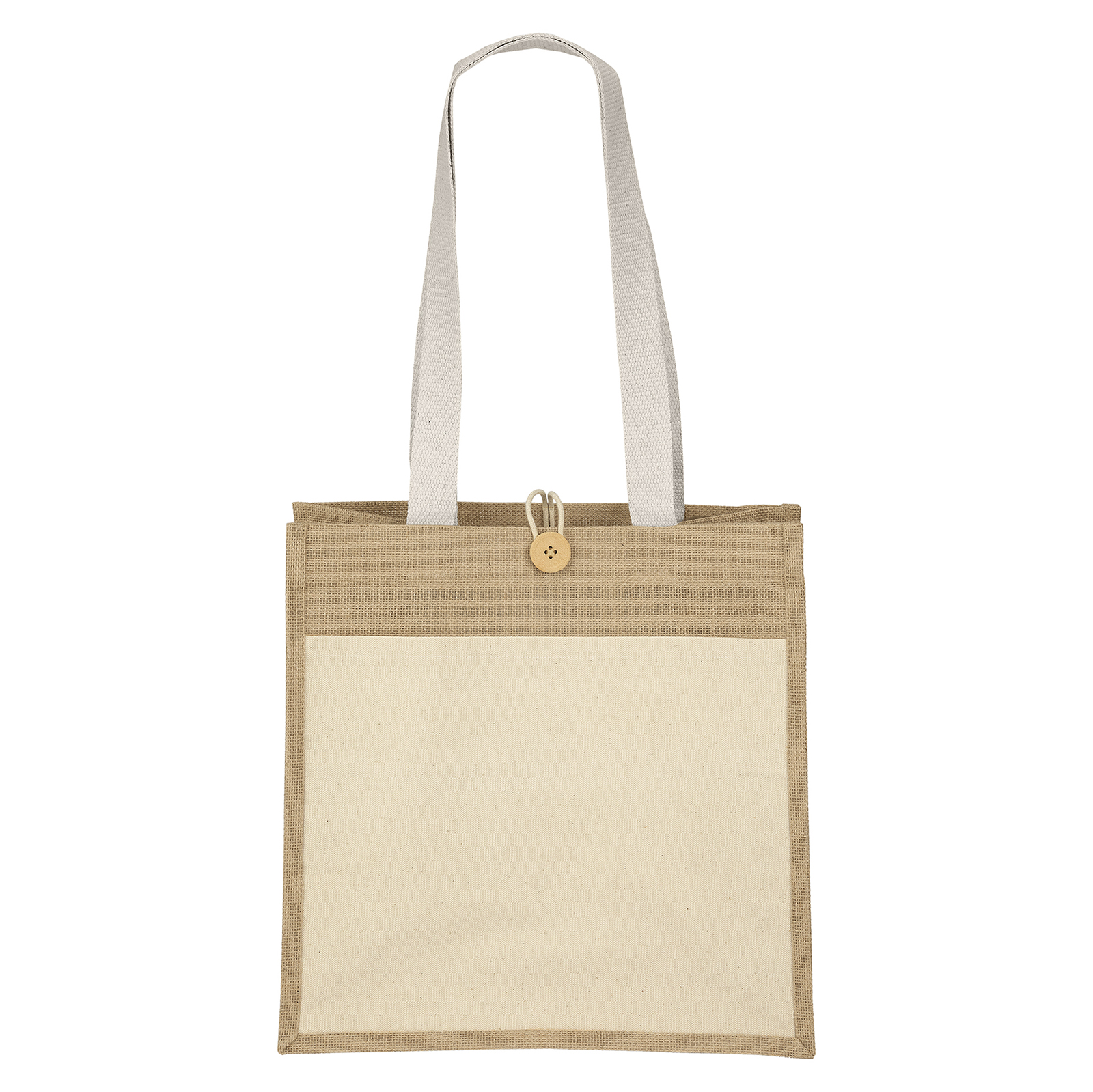 Izzy™- Jute Tote - ColorVista 4