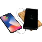 FSC® 100% Bamboo 5000 mAh Wireless Power Bank 20