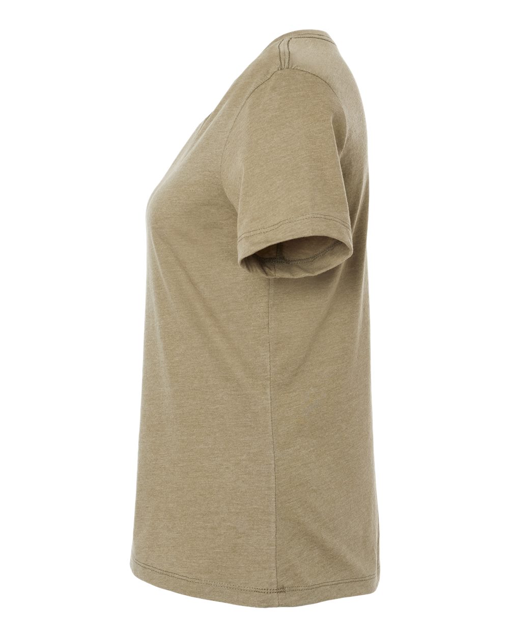Women's Relaxed Heather CVC V-Neck Tee - 6405CVC 105