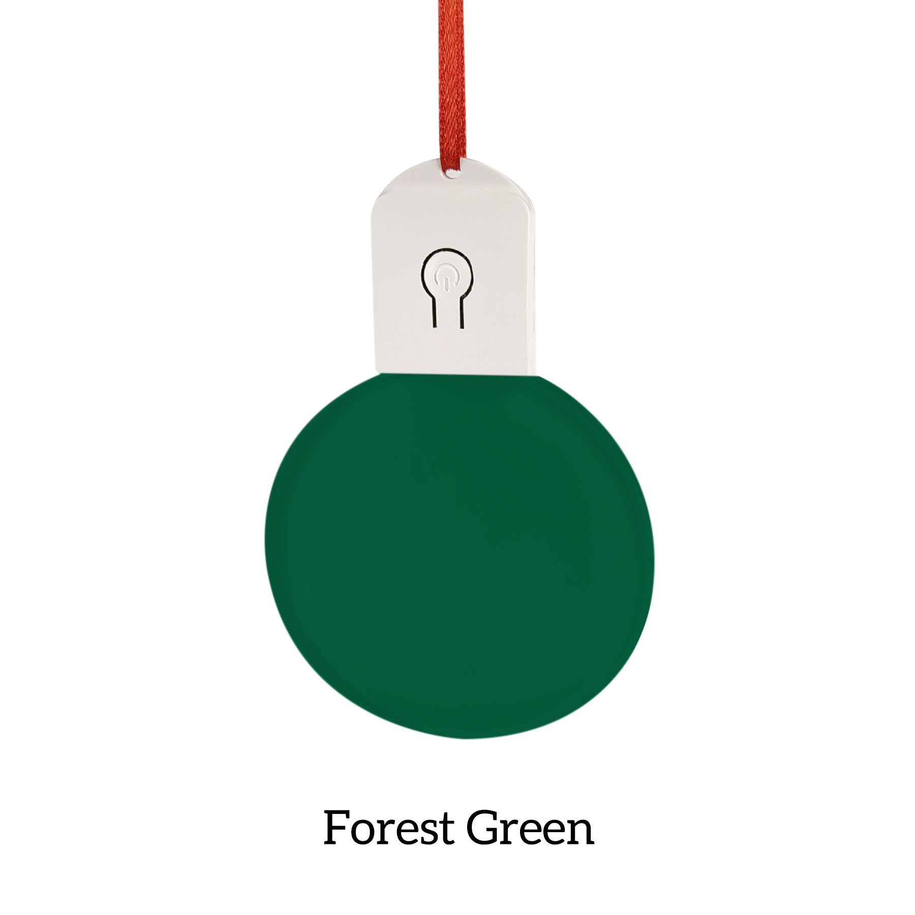 Free Shipping Full Color Christmas Illuminated Acrylic Round Ornament 60
