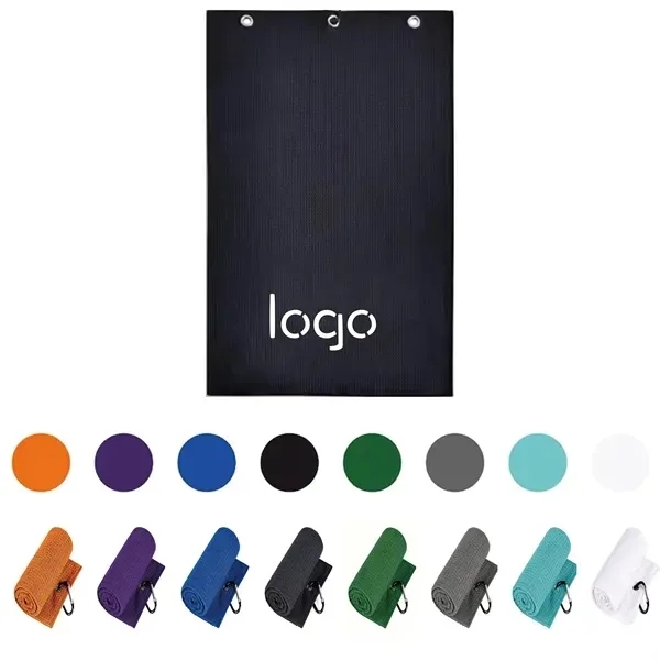 Waffle Golf Towel with Absorbent Cleaning Cloth for Hiking 10