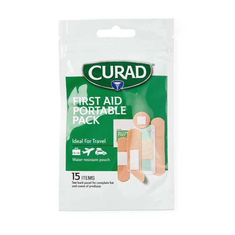 CURAD First Aid Portable Pack Kits 15 Piece 1