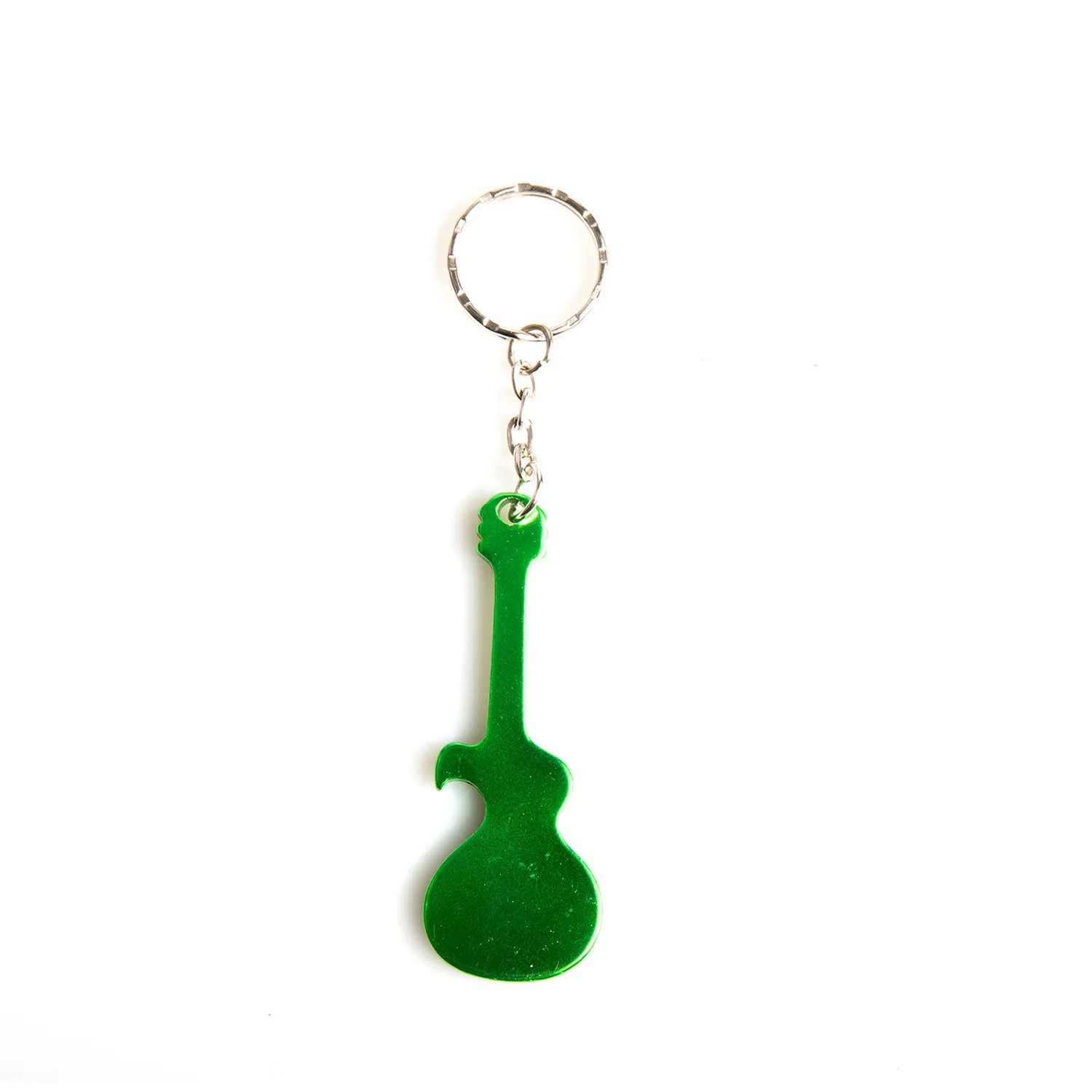 Guitar Shaped Bottle Opener With Keychain 1