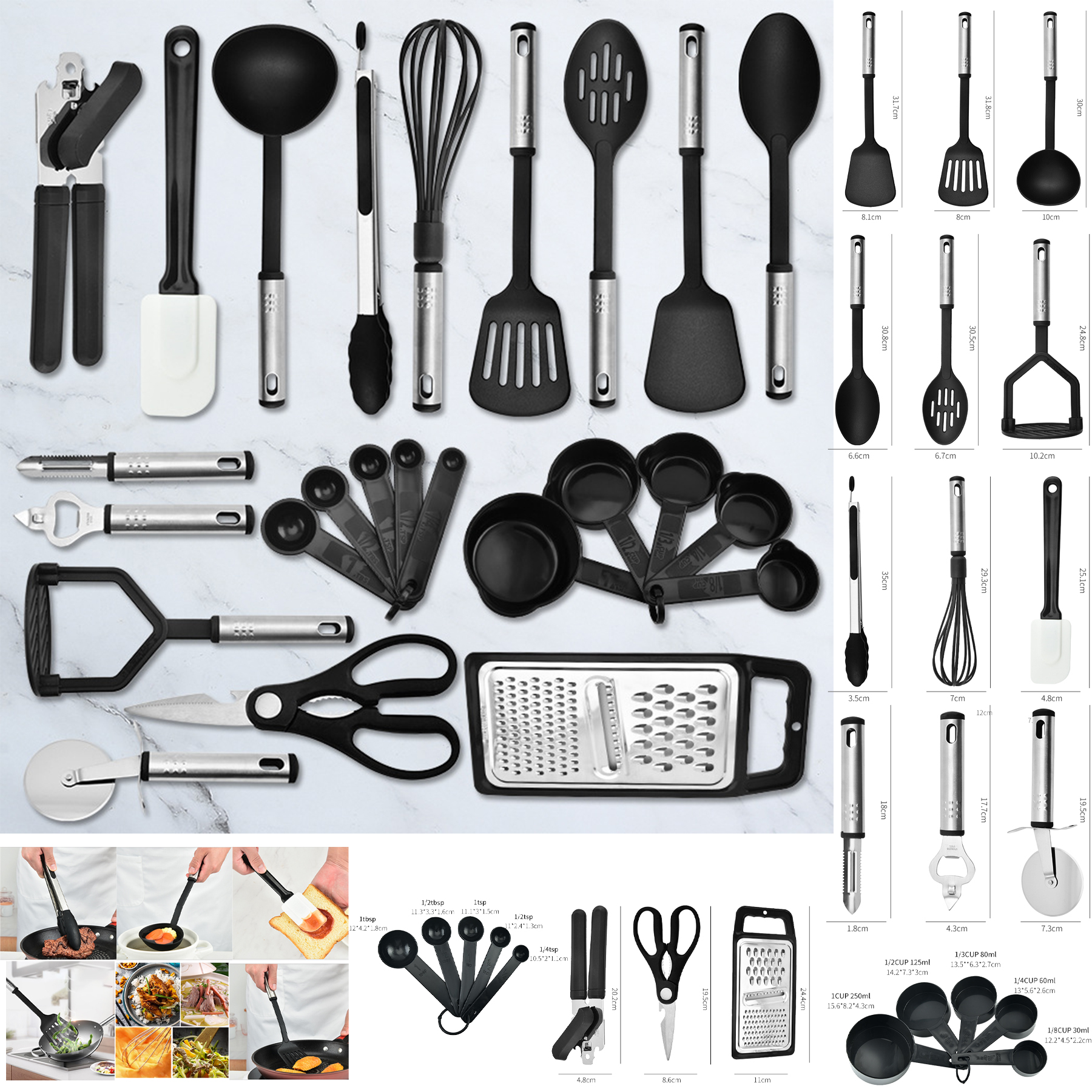 25-pcs Kitchen Utensils Set 2