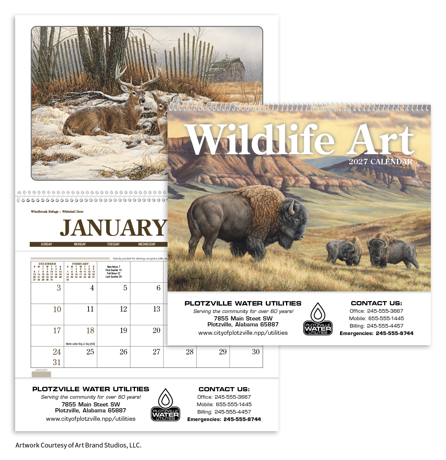 Triumph® Calendars Wildlife Art Pocket Calendar 59