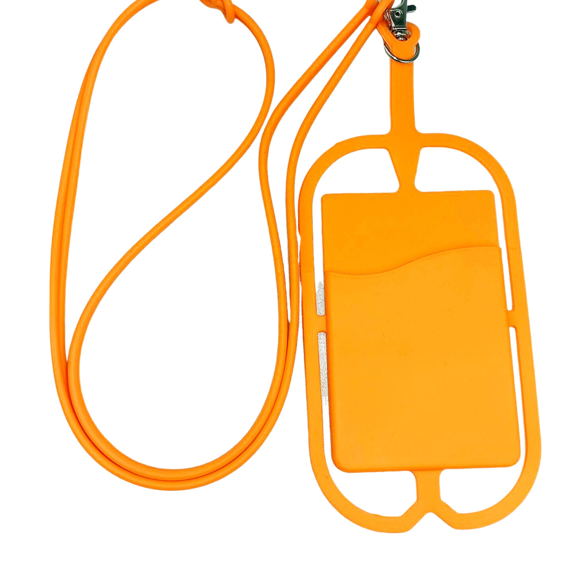 Silicone Phone Card Holder With Detachable Lanyard 12