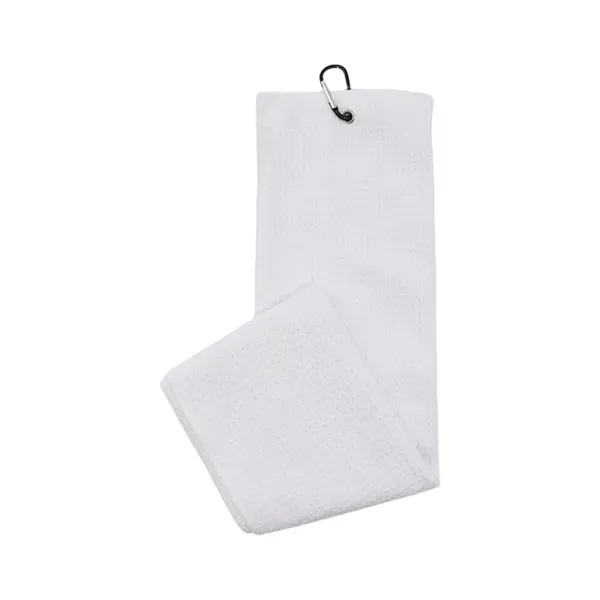 15.75"x15.75" Golf Waffle Towel - Premium Quality 3