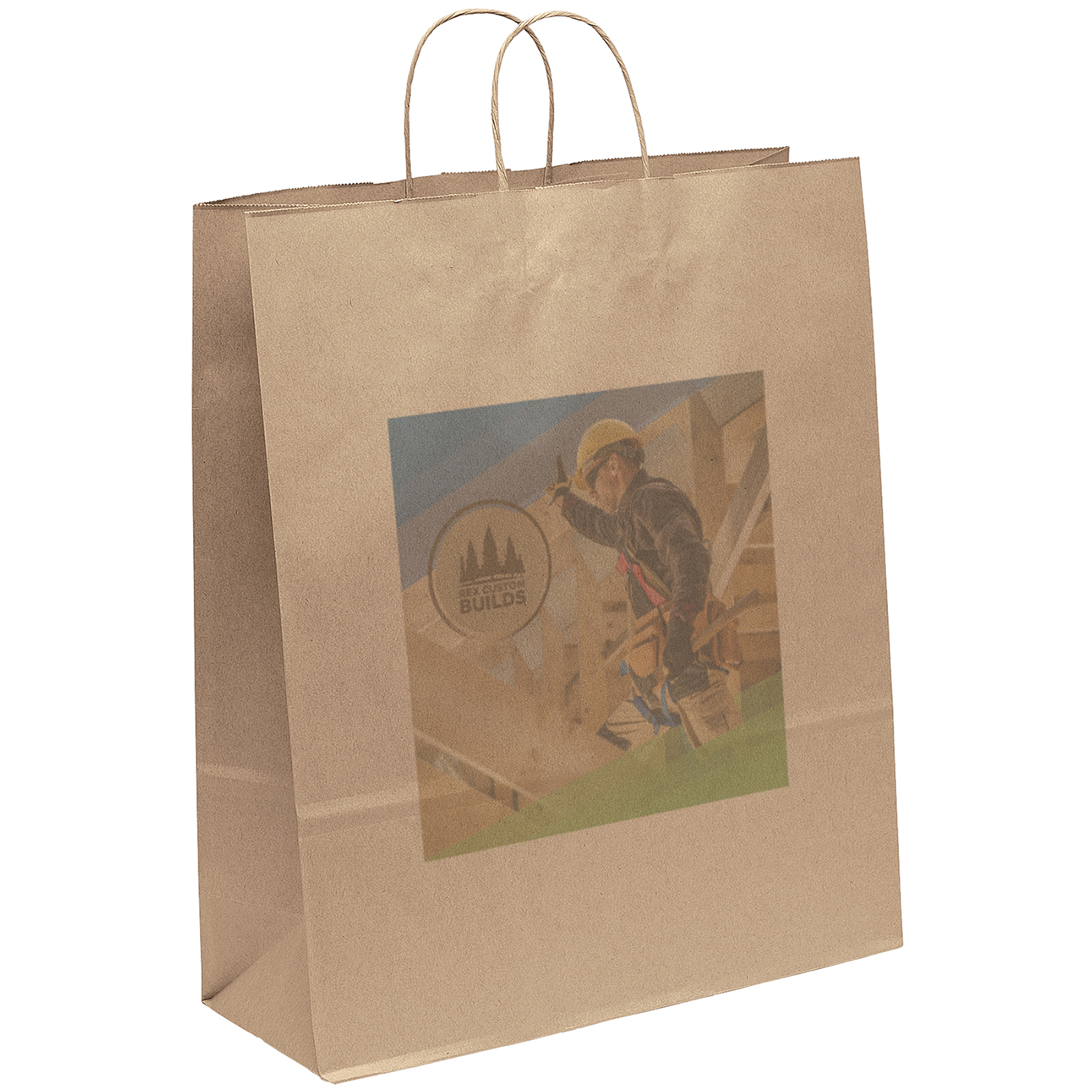 Eco Stephanie - Kraft-Brown Shopper - Chromatic 3