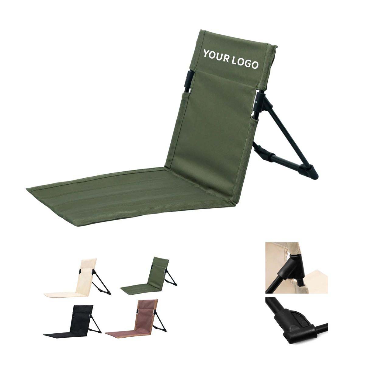 Lightweight Folding Stadium Seat with Logo Customization 5
