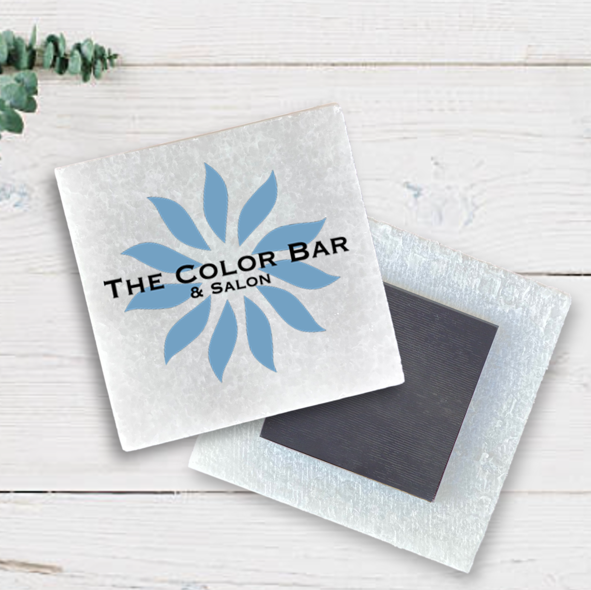 White Marble Magnet 8