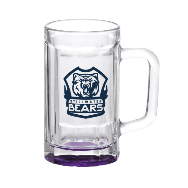 Chug 15 oz. Sports Fan Glass Beer Mug 51