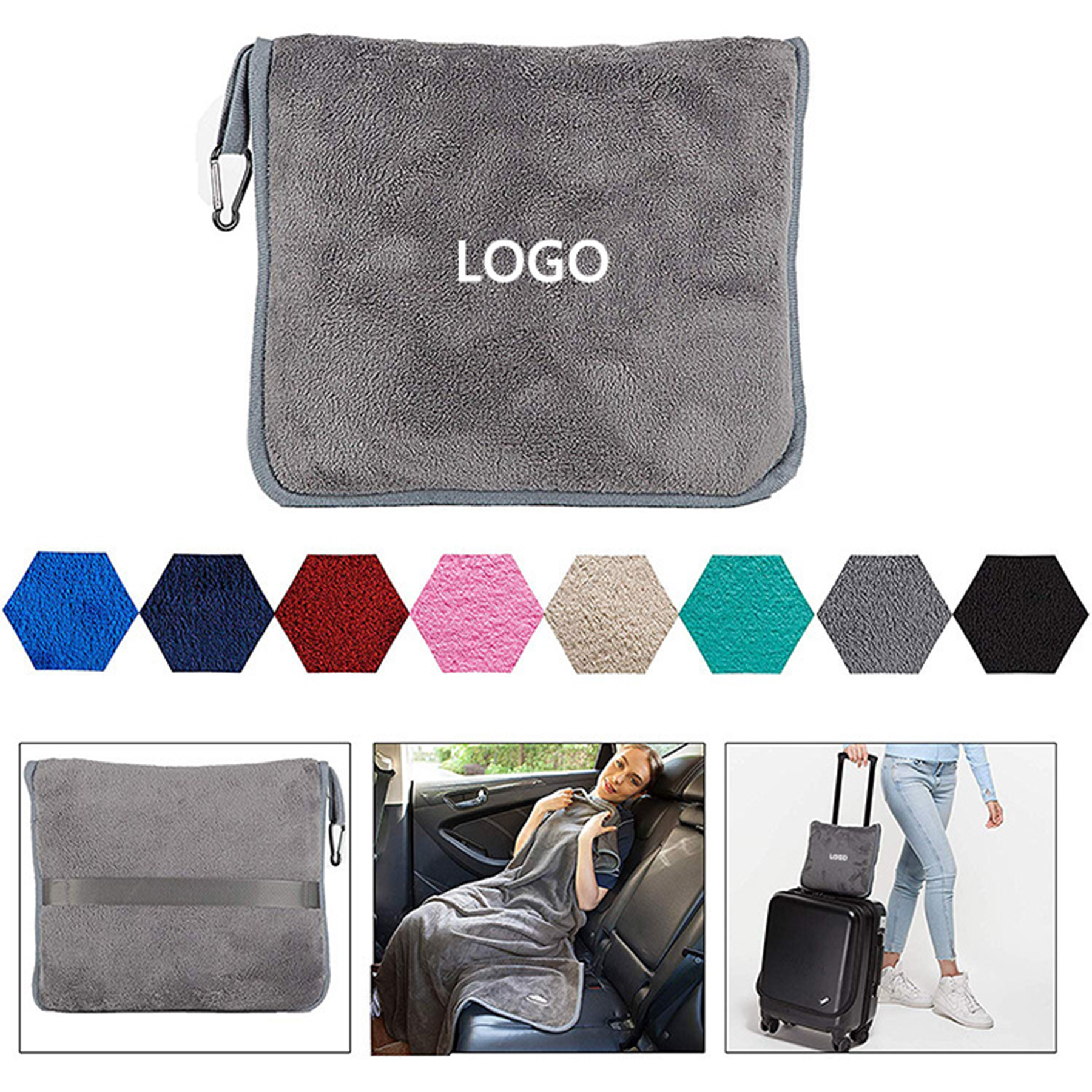 Pillow Airplane Blanket 1