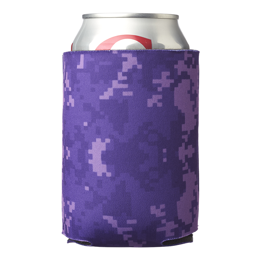 Digital Pattern Foam Can Coolers