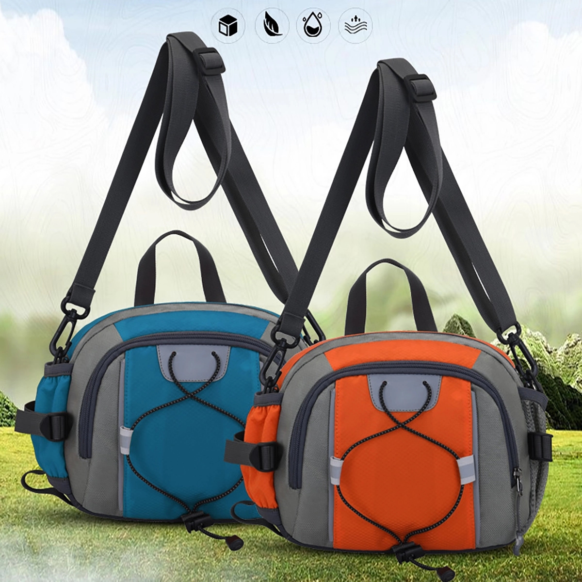 Hiking Fanny Pack With Water Bottle Holder 2