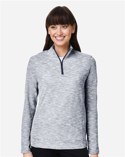 Women's Eclipse Jacquard Quarter-Zip Pullover - NE415W 6