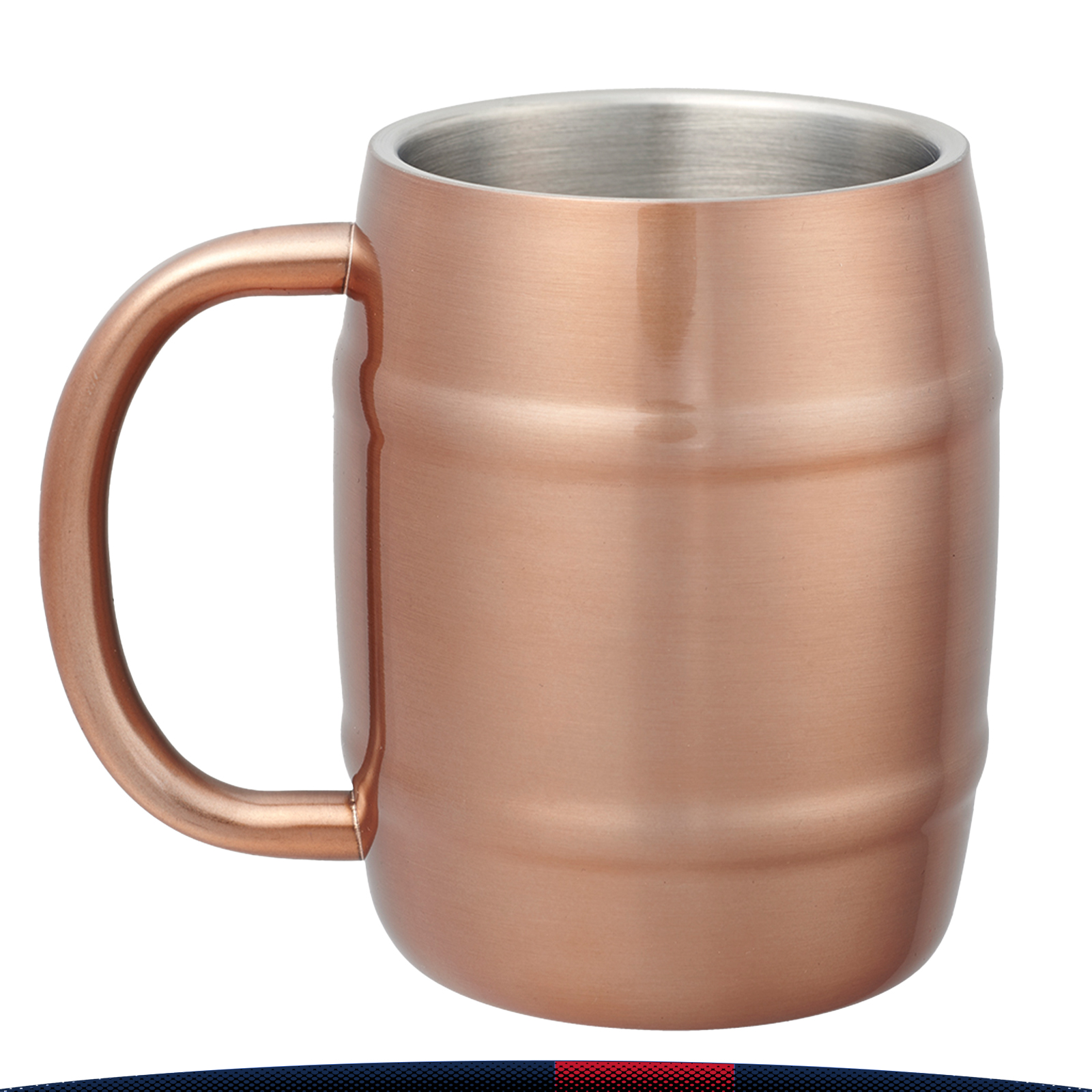 14 oz. Copper Coated Travel Mugs 5