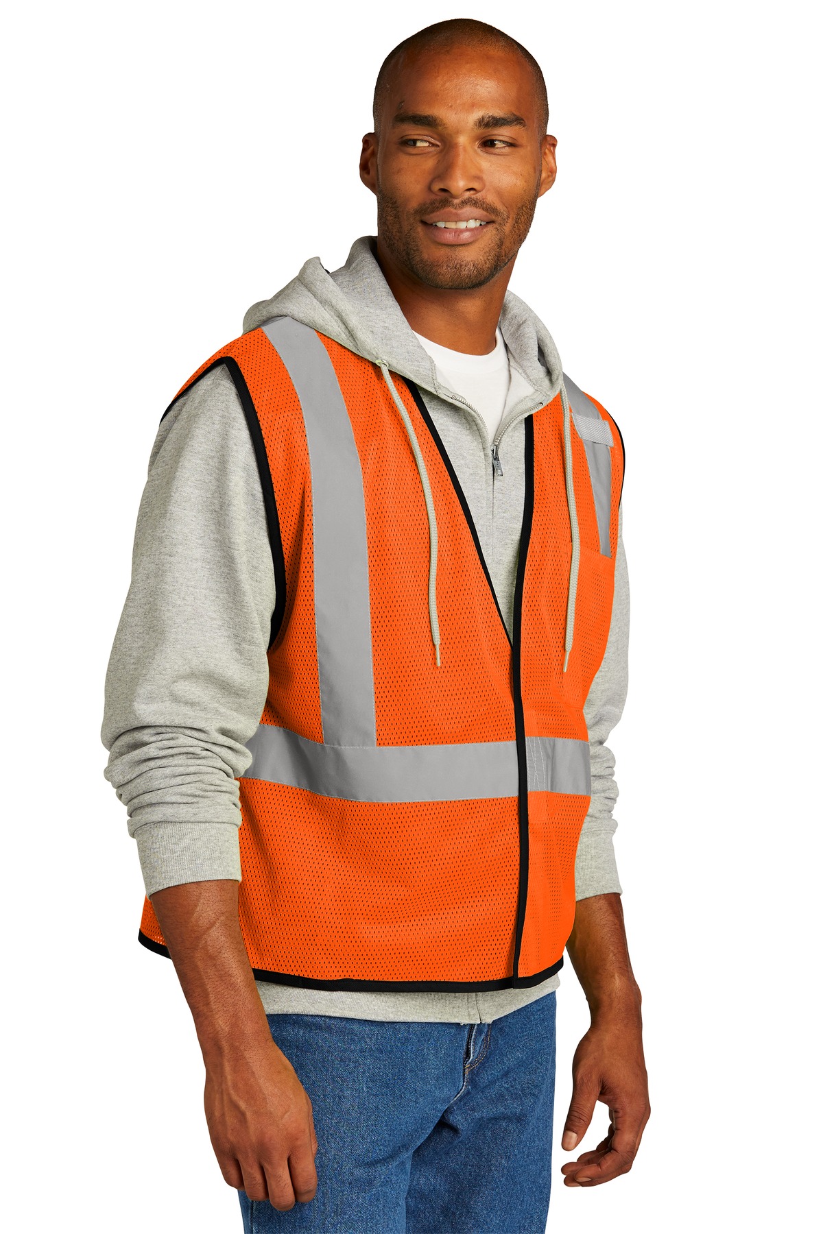 CornerStone ANSI 107 Class 2 Economy Mesh One-Pocket Vest. CSV100 16