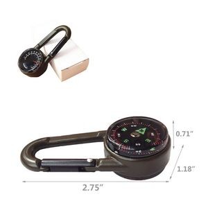 Versatile Carabiner Strap Bottle Holder With Compass Key Chain 3