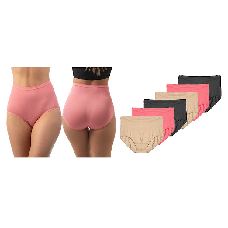 Women's High Waist Seamless Panties - M-XL 3 Colors 2
