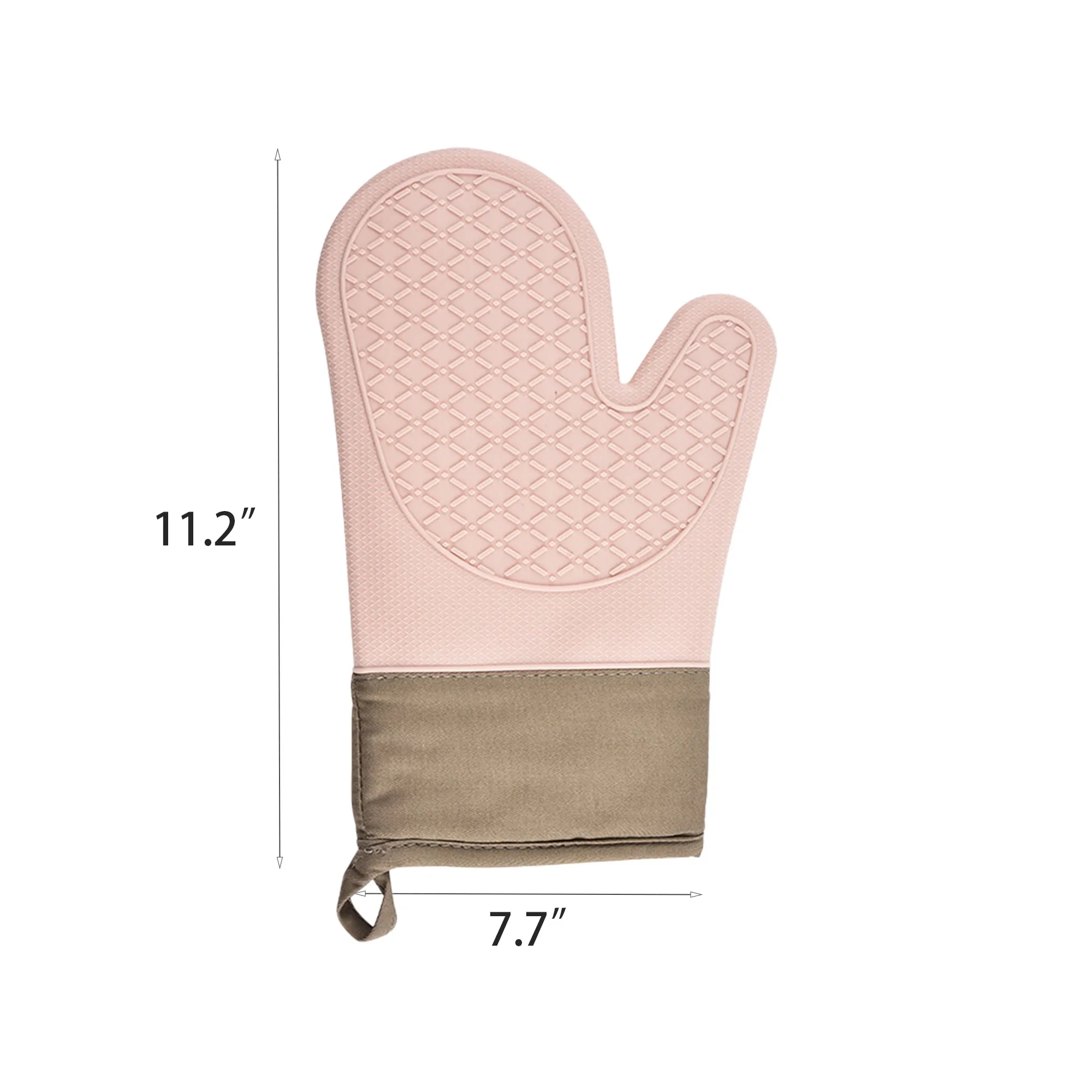 Dual-Color Silicone Oven Mitt 1