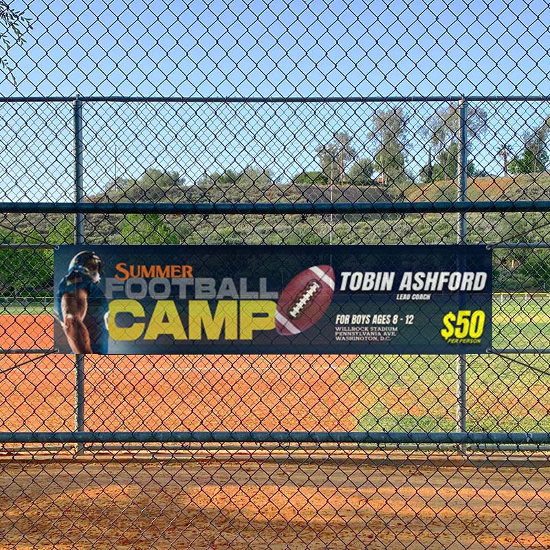 Custom 2' X 8' Mesh Banners 8