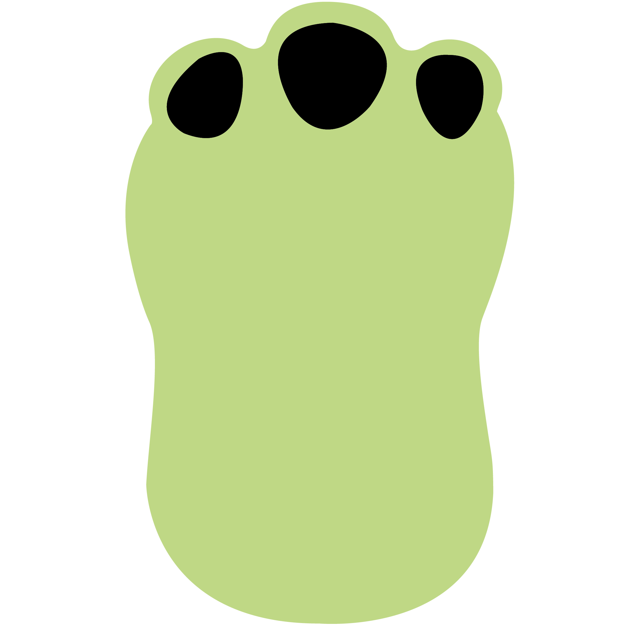 Foam Dinosaur Foot Waver 26