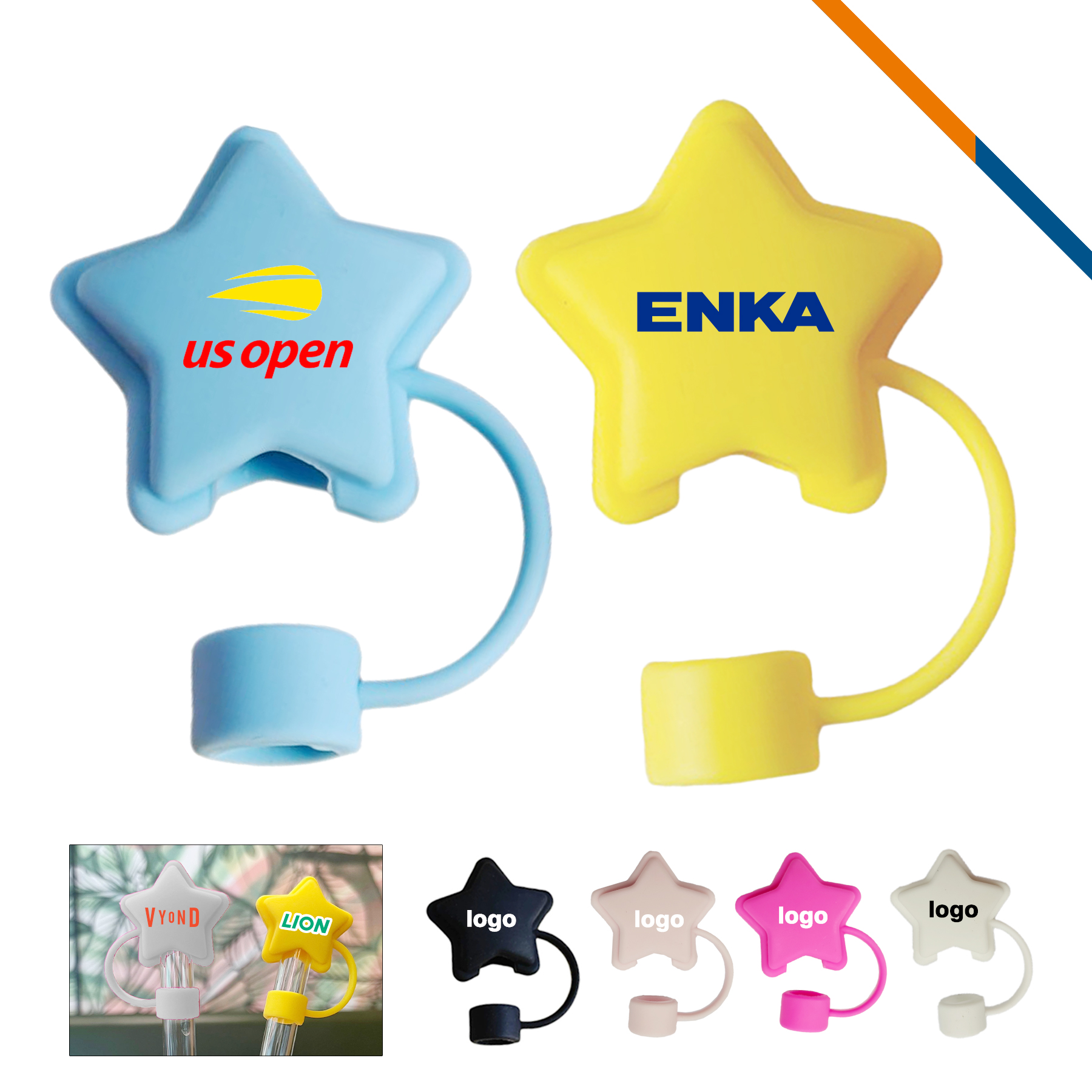 Doxe Star Silicone Straw Topper 3