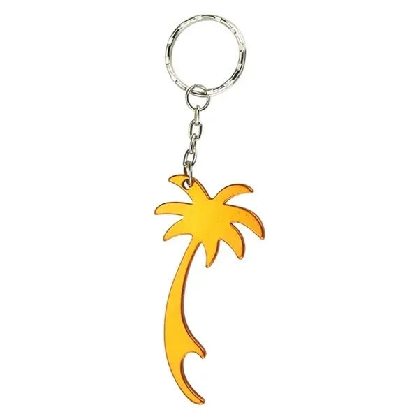 Metal Coconut Tree Bottle Opener Keychains 5