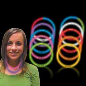 Variety Pack 22" Superior Single Color Light Up Necklace