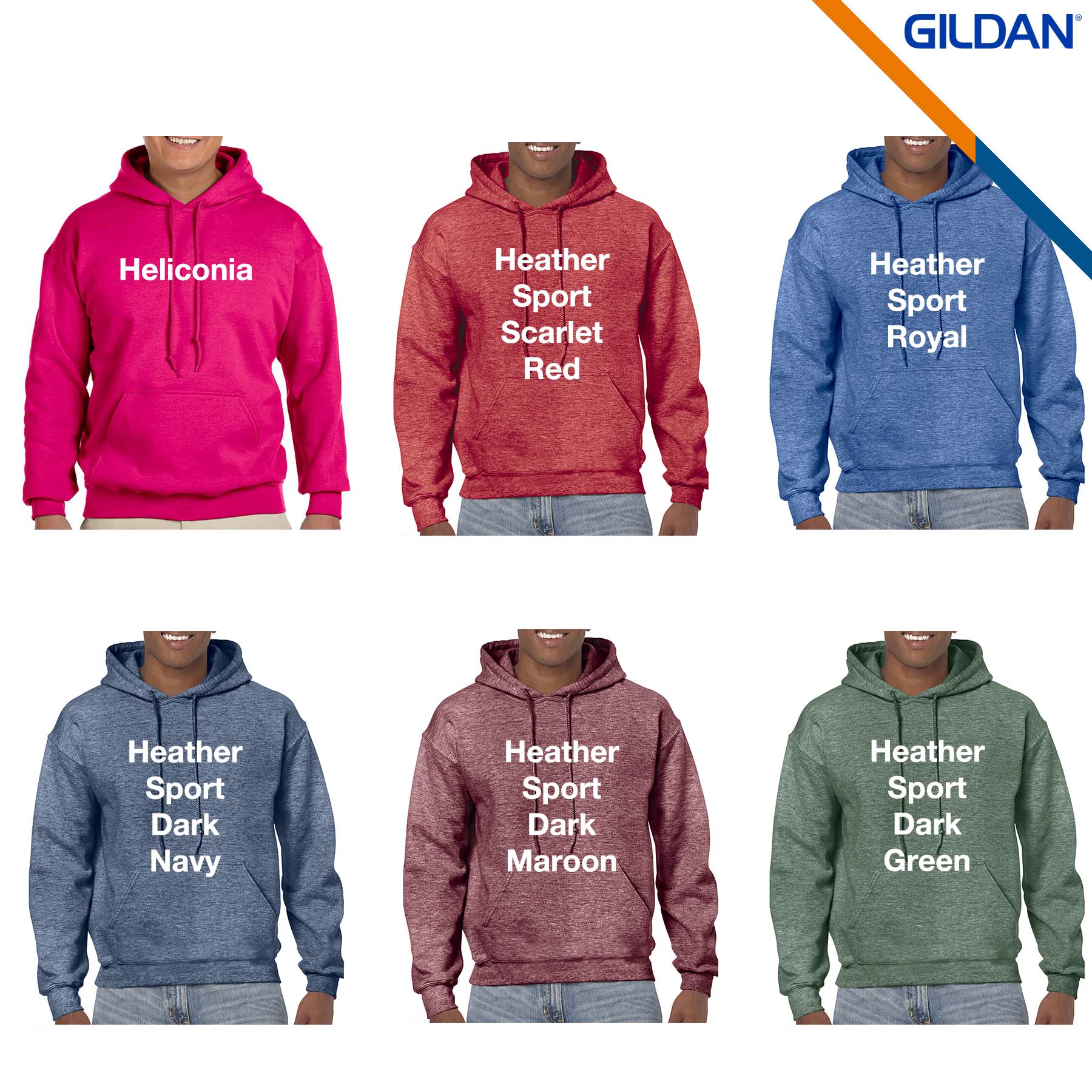 Gildan® 7.75oz Adult Hooded Sweatshirts 4