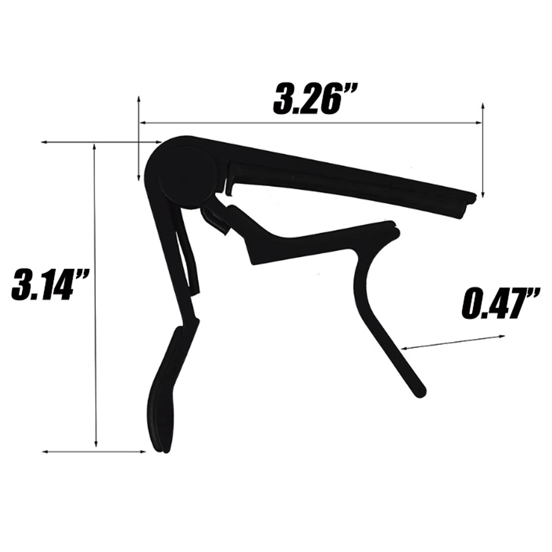 Aluminum Professional Acoustic  Guitar Capo 9