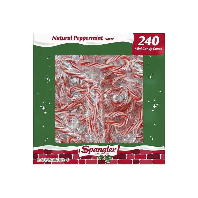 Spangler Candy Canes - Peppermint Flavor Mini 240 Pack 1