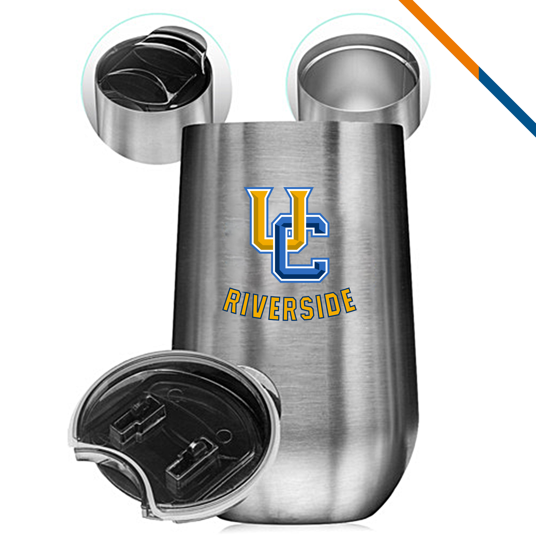 Gri Stainless Steel Travel Mug - 14 OZ. 4