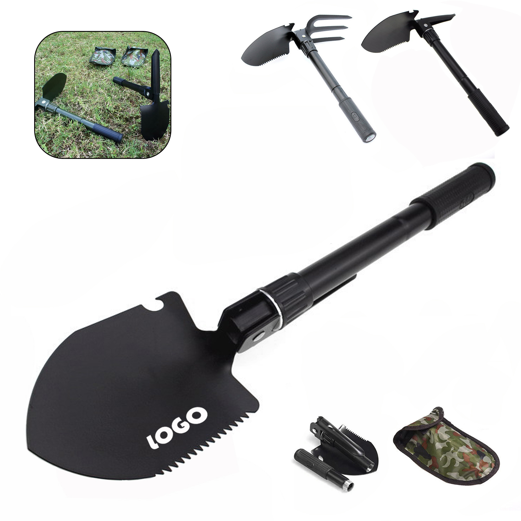Outdoor Survival Mini Folding Shovel 2