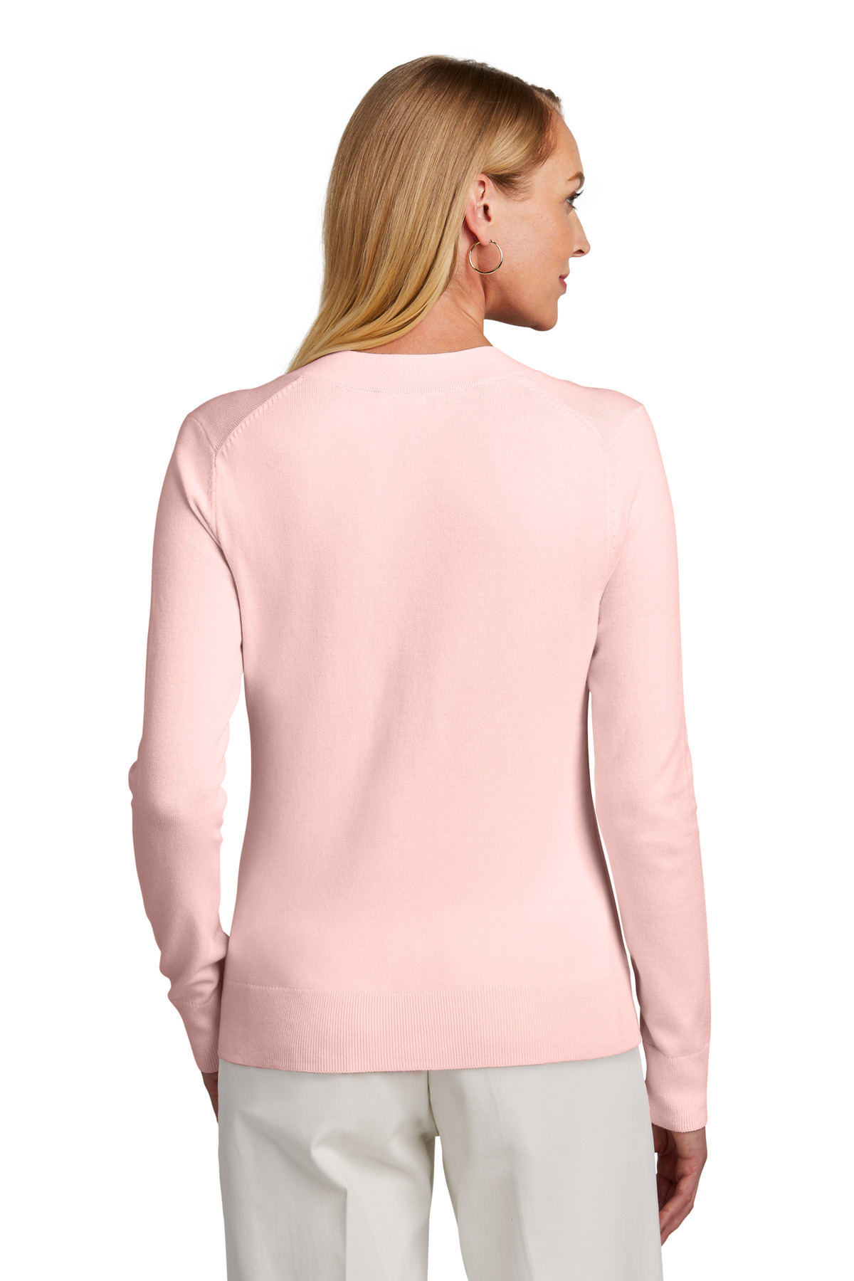Brooks Brothers Women's Cotton Stretch V-Neck Sweater BB18401 27
