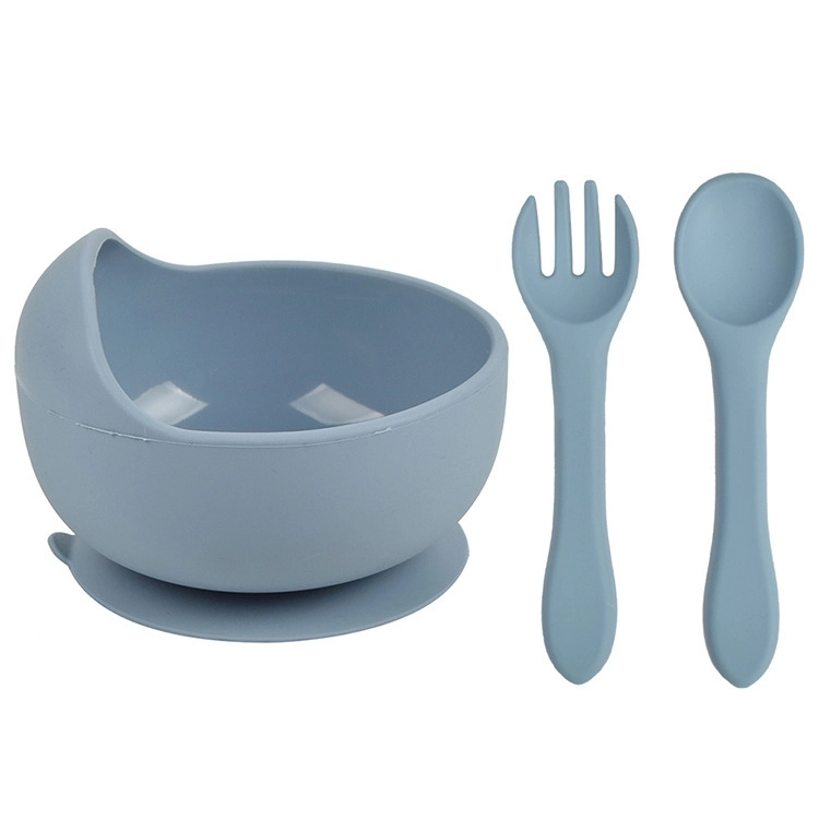 Silicone Suction Bowls for Baby with Spoon and Fork 18