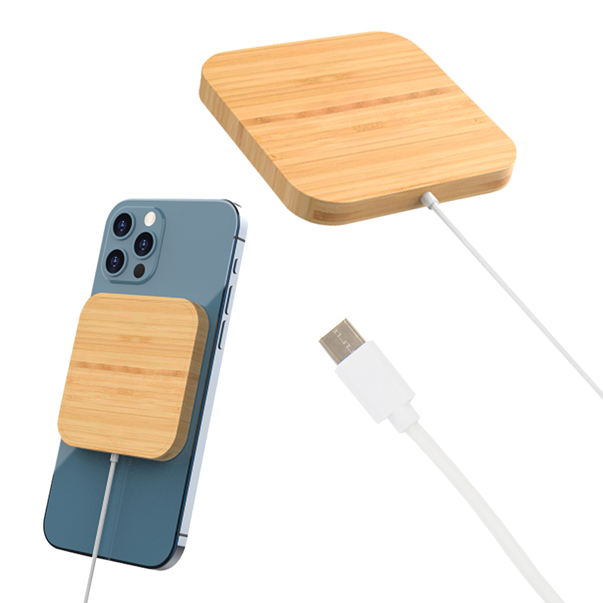 Mag Max Bamboo Magnetic Wireless Charger 2.0 4