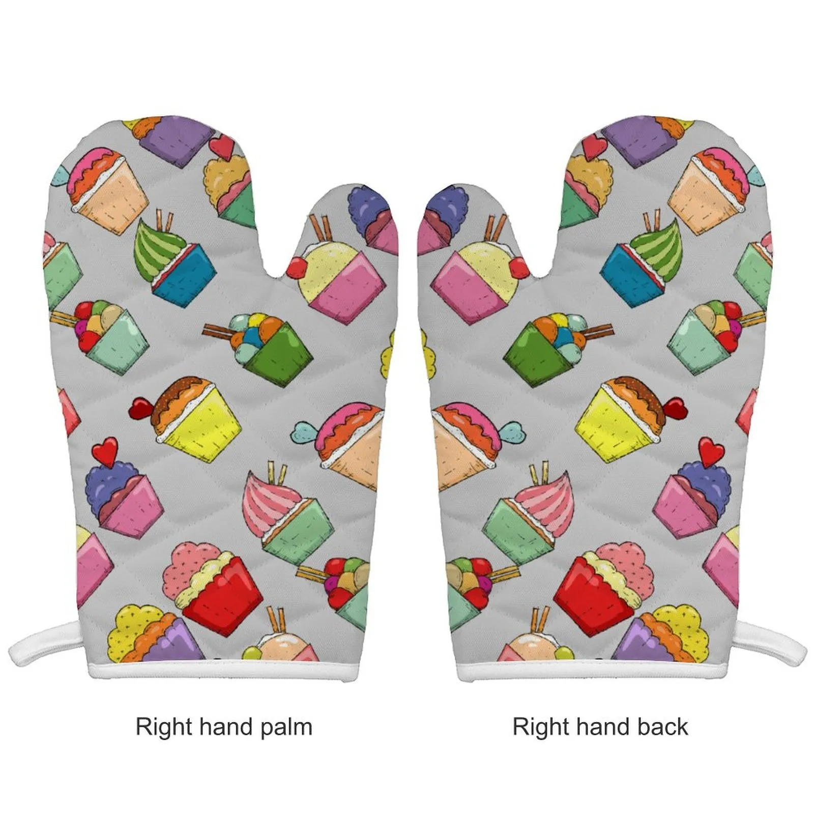 Custom Oven Gloves with Logo Bulk Wholesale Heat Resistant Kitchen Mitts for Restaurants 8