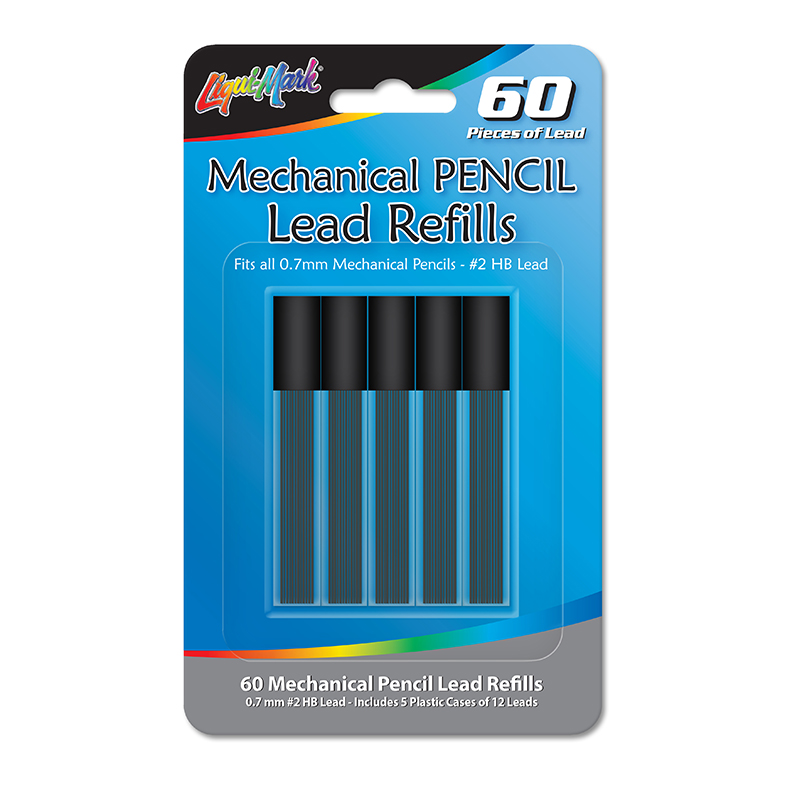 60ct Mechanical Pencil #2 HB Lead Refill Set