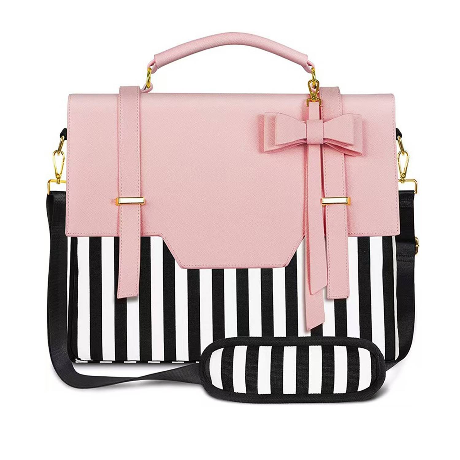 15.6" Waterproof PU leather Laptop Bag Briefcase 2