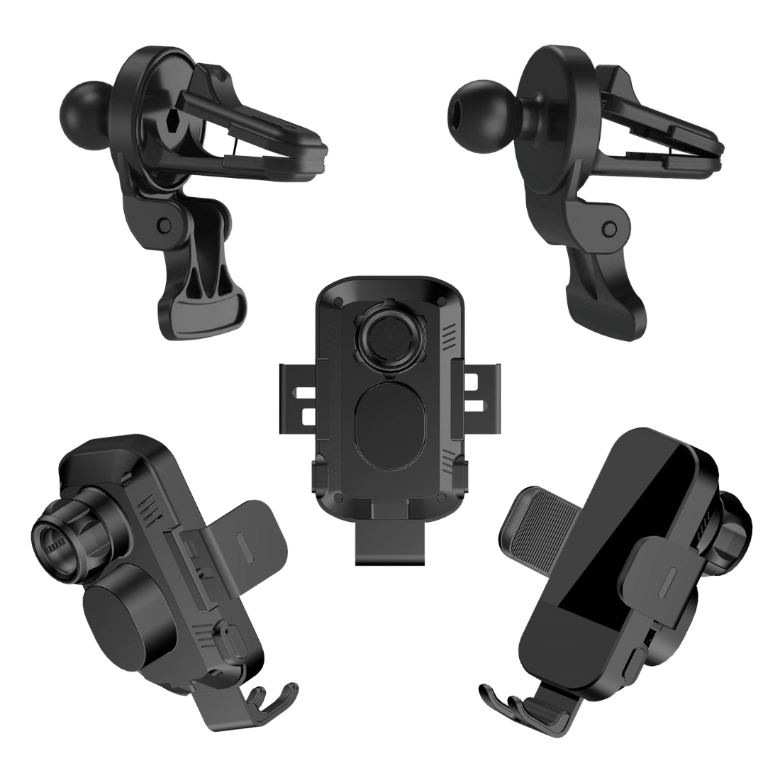 Auto-Clamping Car Charger Mount with 15W Fast Charging 1