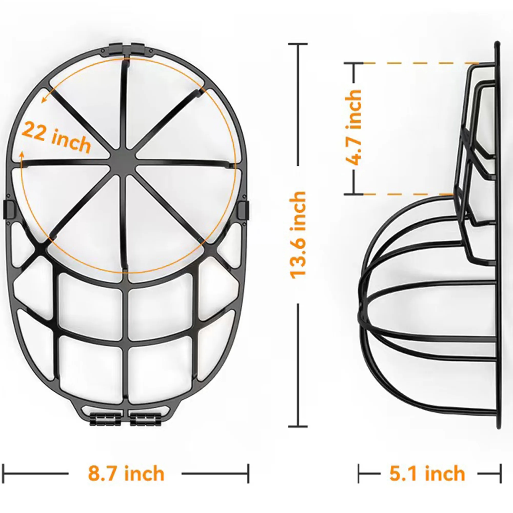 Anti-deformation hat protection frame 2