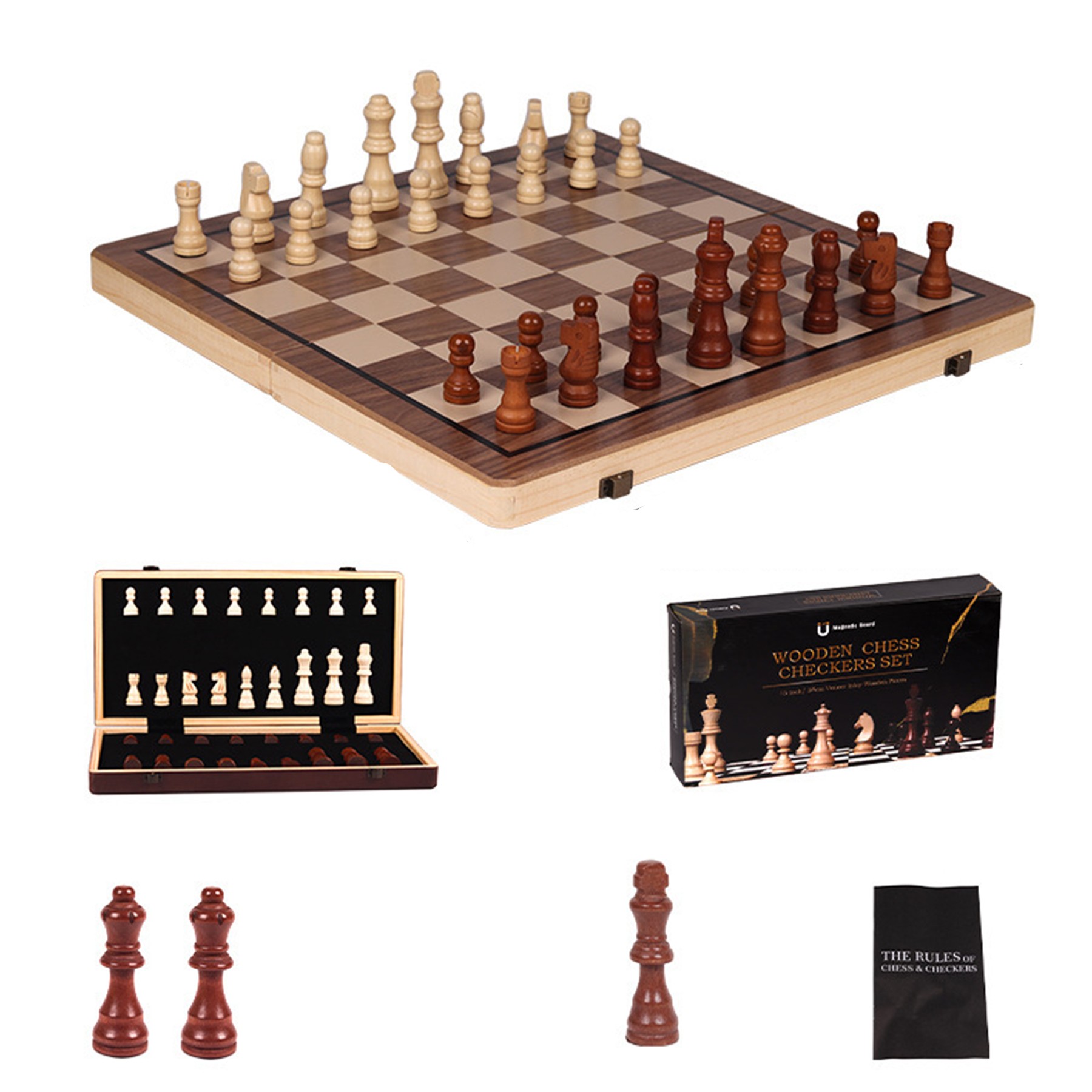 Wooden Chess Set Game 2