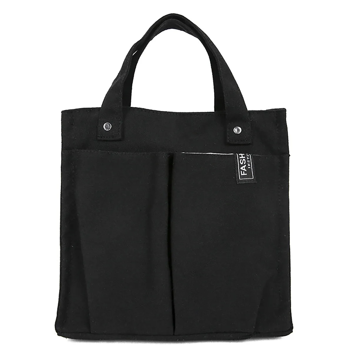 Multi-pocket Canvas Tote Bento Handbag 5