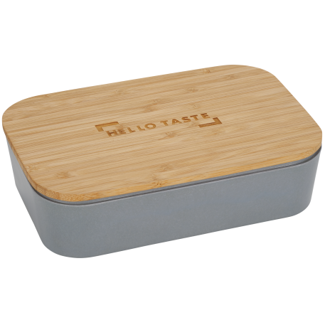 Bamboo Fiber Lunch Box with Cutting Board Lid 159