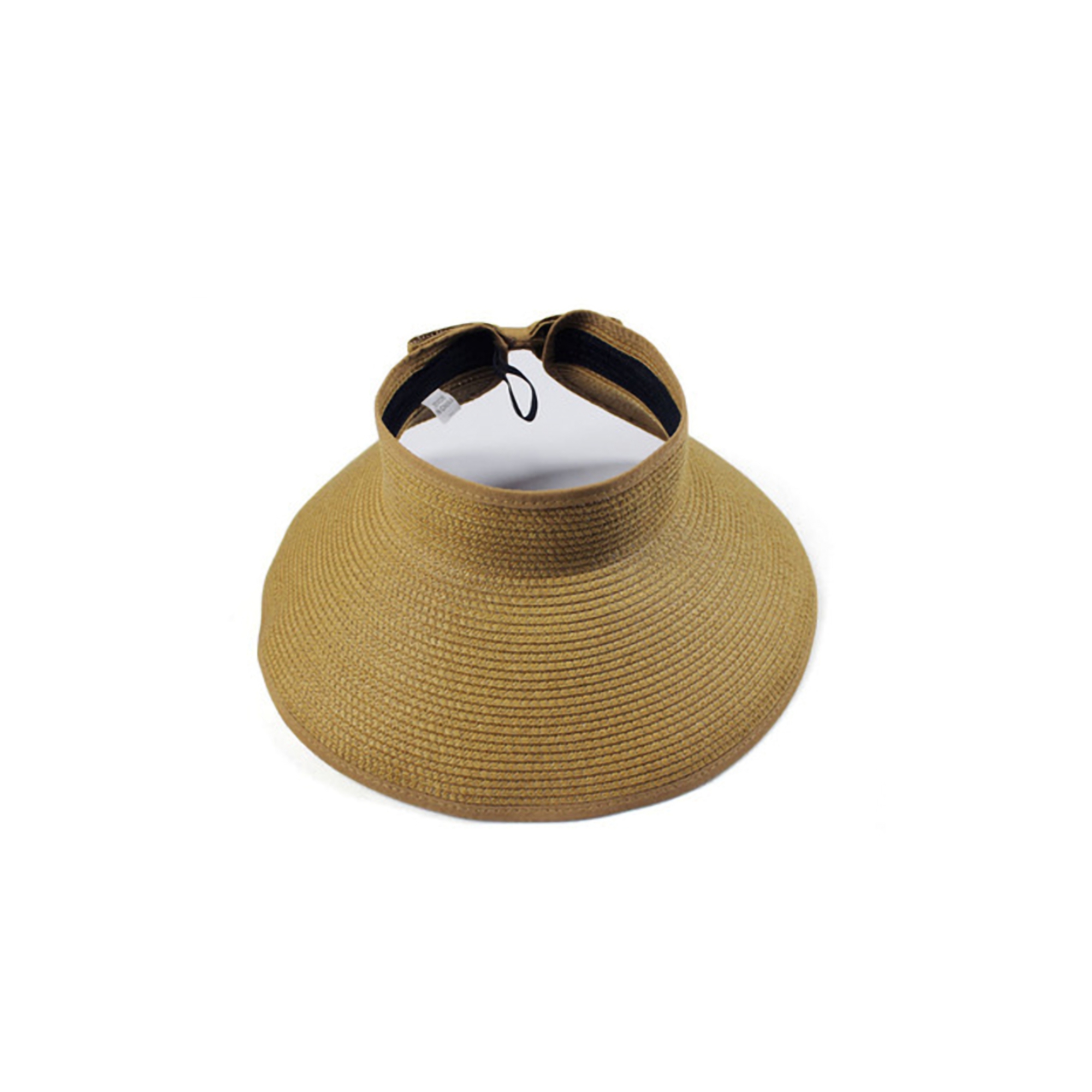 Women's Foldable Wide Brim Straw Sun Visor 5