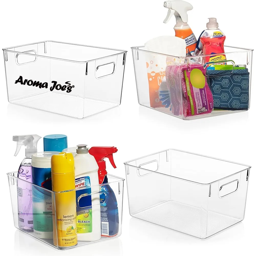 Clear Plastic Storage Bins 2