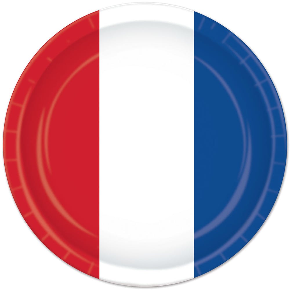 Patriotic Plates - Stripes 9" 8 Pk 2