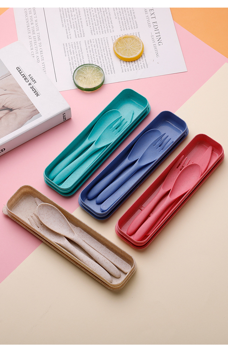 Reusable Travel Utensils Set with 7