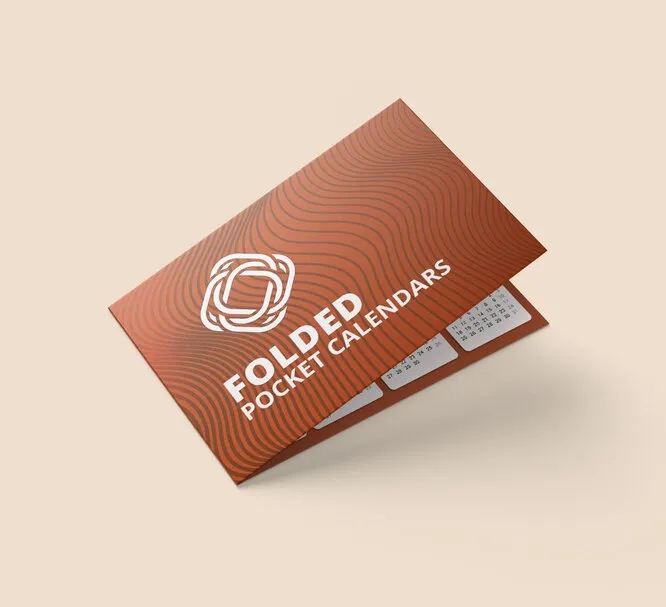 Folded Pocket Calendars (3.5" x 4"- Foldes 3.5" x 2") 2